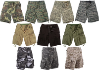 Joggers Cargo Courts Tactiques Robustes en Laine Vintage pour Hommes, Décontractés, à Motif Dessin Animé, Respirants, Séchage Rapide, Écologiques, Taille Haute avec Cordon de Serrage
