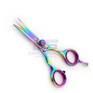 Tijeras de Peluquería de Acero Inoxidable con Hoja Recta y Borde Afilado para Diestros, Herramientas de Corte de Pelo para un Uso Cómodo - Product Image 2