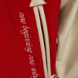 Custom Logo Baseball Varsity <b>Jacket</b> Chenille Embroidery <b>Patches</b> Wool Winter <b>Jacket</b> Streetwear Fashionable Men's Varsity <b>Jackets</b> - Product Image 4