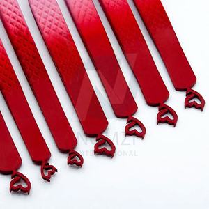 2024 Pince à cils en acier inoxydable avec logo personnalisé Red Devil Heart Nouveau matériau durable avec pointe pointue - Product Image 4