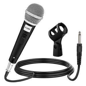 Microphone dynamique XLR 5Core pour karaoké, chant et studio, micro portable - Product Image 1