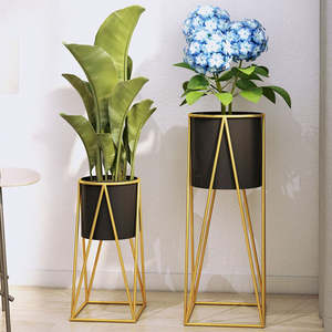 Premium galvanized metal planter crafted for decorative landscaping offering stable reliable outdoor performance - Product Image 1