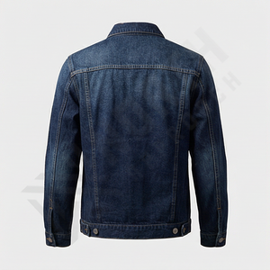 Veste en jean déchirée vintage personnalisée pour homme, veste en jean déchirée avec poche pour femme, style décontracté tendance - Product Image 2