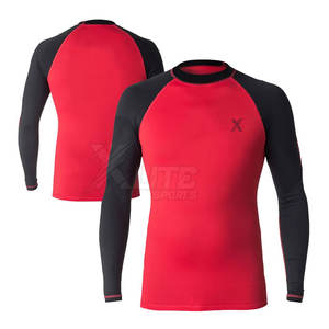 เสื้อรัดกล้ามเนื้อแขนยาวสำหรับผู้ชาย MMA  ผ้าสแปนเด็กซ์/โพลีเอสเตอร์ ระบายอากาศได้ดี สวมใส่สบาย เคลื่อนไหวได้อย่างอิสระ  ประสิทธิภาพสูง ปรับแต่งได้ - Product Image 4