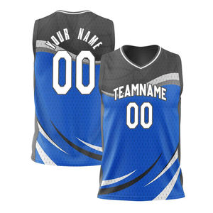 Maillot de sport imprimé respirant de haute qualité personnalisé Maillot de basket-ball uniforme à séchage rapide grande taille 5XL vêtements de basket-ball rouges - Product Image 5