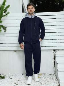 Survêtement à fermeture éclair pour homme marques privées 100% coton grande taille séchage rapide respirant fabriqué au Pakistan - Product Image 6