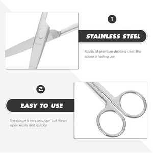 เครื่องมือผ่าตัดเหล็กตรงและโค้งกรรไกรสัตวแพทย์ทางการแพทย์ - Product Image 6