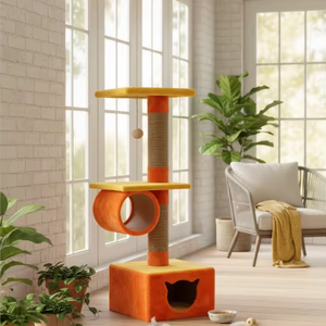 Griffoir pour chats Amistar Citrus Paradise de haute qualité, adapté à toutes les races et tailles de chats. - Product Image 1