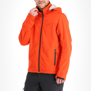 Veste Softshell de randonnée pour homme, trois couches, doublée en polaire, coupe-vent, extensible, flexible, mobilité, vestes Softshell de trekking pour homme - Product Image 4