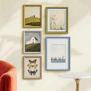 Large Vintage Wooden Bobbin Picture <b>Frame</b> Set Colorful Hanging Wall <b>Collage</b> <b>Frame</b> for <b>Photos</b> <b>Photo</b> Display - Product Image 3