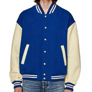 2025แจ็คเก็ตเบสบอลสำหรับผู้ชาย, แจ็คเก็ตแขนยาวมีกระเป๋าหน้าคอตั้งสไตล์ฮิปฮอป - Product Image 5