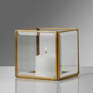 IK Designs, candelabros interiores/exteriores de iluminación para el hogar de Calidad exclusiva, huracanes de metal y vidrio para interiores elegantes - Product Image 6