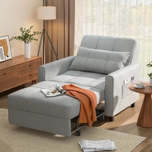 Moderno 3 en 1 sofá cama extraíble sofá cama silla cama reclinable pequeño sofá cama individual silla para sala de estar - Product Image 5