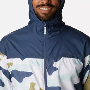 Custom Logo Hooded Zipper Sublimation Windbreaker <b>Jackets</b> Lightweight 100% Polyester Unisex Outdoor <b>Jackets</b> - Product Image 4