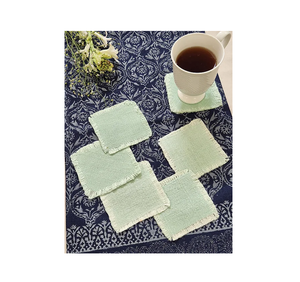 Sous-verre en lin de bonne qualité, sous-verre en lin personnalisé, artisanat pour taille sur mesure, produit le plus vendu - Product Image 2