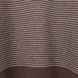 Suéteres de mezcla de lana yak Merino personalizados Suéteres de rayas de punto de tela de invierno para hombre - Product Image 4