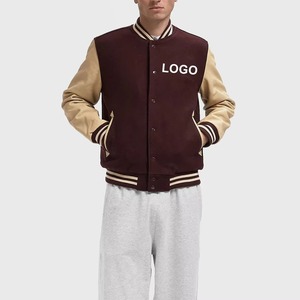 Vestes de baseball varsity en gros personnalisées pour hommes, option de logo brodé sur le devant, respirantes, streetwear d'hiver - Product Image 5