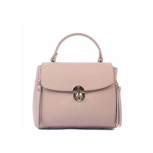 Structured Handbag in Genuine Dollar Leather - Made in <b>Italy</b> - Art. 23323 - Product Image 1