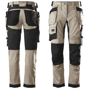 Pantalon de sécurité durable, taille ajustable, design multi-panneaux, genoux renforcés, plusieurs poches, parfait pour les travaux lourds - Product Image 6
