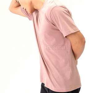 T-shirts décontractés pour hommes à prix abordable, manches courtes, logo personnalisé, coupe classique, 100 % coton respirant, écologiques, vente en gros - Product Image 5