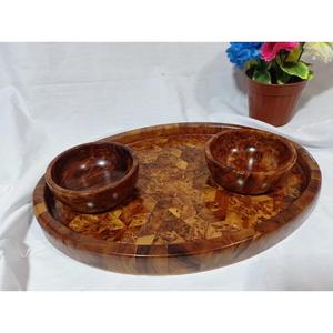 Artesanía de Madera de Tuya Marroquí de Lujo, Hecha a Mano, Raíz de Tuya Natural, Decoración Tradicional Marroquí para el Hogar, Regalo - Product Image 1