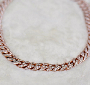 Nouveau Design Hip Hop Style 925 Sterling Silver Lab Grown Diamant Bijoux Haute Qualité Cubain Lien Chaîne pour Hommes Rhodium Plaqué Cadeau - Product Image 3