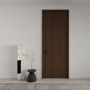 Puerta Interior de Hotel Sostenible 2026, Puerta Sencilla de MDF Sólido, Diseño Moderno, Aislamiento Acústico, Opciones de Color Minimalistas - Product Image 3