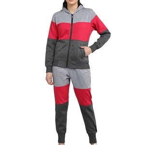 Custom Logo Women Workout Zipper Tracksuit Breathable Lightweight Long Sleeve 2 Piece Training Casual Wear Set - Product Image 4