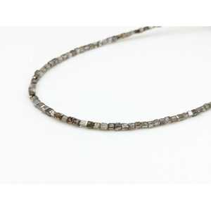 Collar de Diamantes de Alta Calidad con Cuentas en Forma de Diamante de Champán, Cuentas Facetadas en Forma de Cubo, Regalo de Navidad, Elegante Collar de Diamantes - Product Image 4