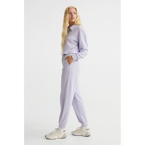 Women's Custom <b>Zip</b> Winter Sweatsuit with Lace Decoration Flat Front Style <b>Joggers</b> Tracksuit for Summer - Product Image 3