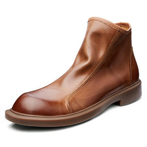 Chaussures décontractées légères avec semelle absorbant la transpiration et structure flexible, chaussures de tous les jours pour hommes, chaussures en cuir - Product Image 1