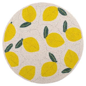 Sous-verre brodé de perles bohèmes pour un espace de vie tendance, sous-verre brodé de perles de graines classiques pour un design décoratif - Product Image 3