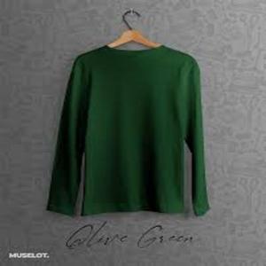 เสื้อยืดคอกลมแขนสั้น100% ทรงสลิมฟิตสำหรับผู้ชายพิมพ์ลายแบบกำหนดเองด้านหน้าสีพื้น - Product Image 5