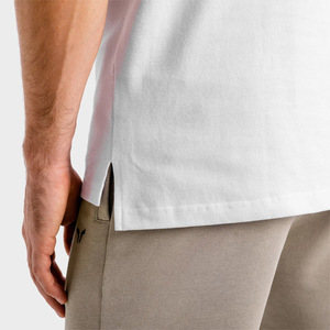 OEM Custom 100% Cotton Anti-Wrinkle for T-Shirt with Pocket <b>Design</b> Short Sleeve for Men Active Wear - Product Image 6