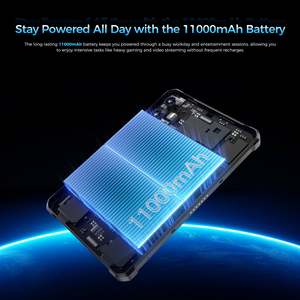 For Oukitel RT3 Plus <b>4G</b> 8-inch Rugged <b>Tablet</b> 11000mAh Big Battery 16MP Camera Android 15 Octa Core Processor NFC Capacitive - Product Image 4