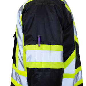 Blouson de sécurité haute visibilité pour hommes imperméable réfléchissant vêtements de pluie veste de sécurité imperméable et coupe-vent - Product Image 6