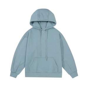 Jersey con capucha para hombre de alta calidad 100% algodón varios colores de gran tamaño y peso pesado para ropa de calle de invierno de talla grande - Product Image 1