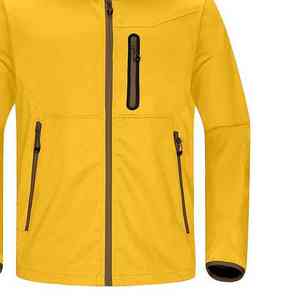 Veste Softshell à fermeture éclair SUMROOS personnalisée, respirante, coupe-vent, imperméable, grande taille, avec impression numérique pour homme, utilisation en extérieur en hiver - Product Image 6