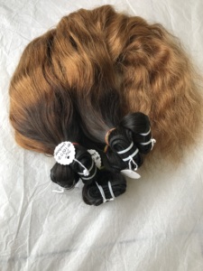 Nhà Cung Cấp Chưa Qua Xử Lý Chồn Brazil Chưa Qua Xử Lý Nguyên Chất Thô Thô Chồn Brazil 1b/27 Màu 24 Inch Bó Tóc Nối Tóc Người - Product Image 6