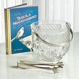 Seau à glace en verre de luxe avec finition soufflée à la main et couvercle assorti, idéal pour les cadeaux ou les expériences de cocktails haut de gamme - Product Image 6