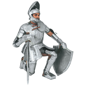 Armadura medieval de cuerpo completo Europea aerodinámica al por mayor | Armadura de acero de alta calidad para coleccionistas, eventos - Product Image 1