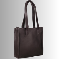 Sac fourre-tout en cuir véritable de qualité supérieure pour femmes, élégant, durable, spacieux, résistant à l'eau, avec fermeture éclair, pour le bureau, les voyages et le quotidien