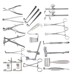 ชุดเครื่องมือผ่าตัด thoracotomy ชุดเครื่องมือผ่าตัดพื้นฐานเครื่องมือทางการแพทย์ในกระเป๋าสีฟ้าทำจากสแตนเลส - Product Image 3