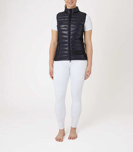<b>Men's</b> Equestrian Puffer Vest <b>Thermal</b> Lining Waterproof Windproof Breathable Button Adjustable Waist Reinforced Seams <b>for</b> Spring - Product Image 3