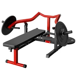 Equipamento comercial de fitness para máquina de prensa torácica, rack de peso para bancada com banco ajustável para fitness