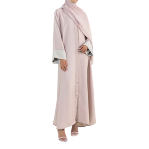 2024 Dubai Style Modest <b>Abaya</b> <b>Dress</b> for Women Hot Selling Long Sleeve Polyester Plus Size for Eid Ramadan Traditional Muslim - Product Image 5