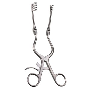 Retractor Weitlaner de 16 cm con Puntas Afiladas, Gancho para Heridas, Retractores Quirúrgicos, Aprobado por CE e ISO - Product Image 6