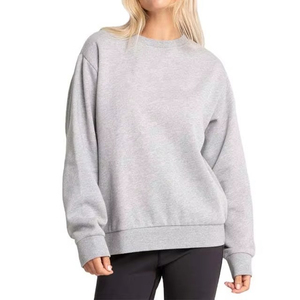 Sudadera Extra Grande de Felpa 100% Algodón con Estampado Frontal, Ropa de Moda Urbana para Mujer, Estilo Nuevo, Calidad Económica - Product Image 3