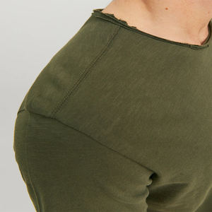 Camiseta Deportiva de Manga Larga para Gimnasio, Transpirable, de Alta Calidad, Personalizable, 100% Algodón, Cuello Redondo, Informal, para Hombre, 2026 - Product Image 5