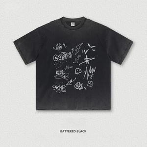 Camiseta de manga corta con cuello redondo y logotipo personalizable transpirable de algodón de 180g/m2 al por mayor - Product Image 4